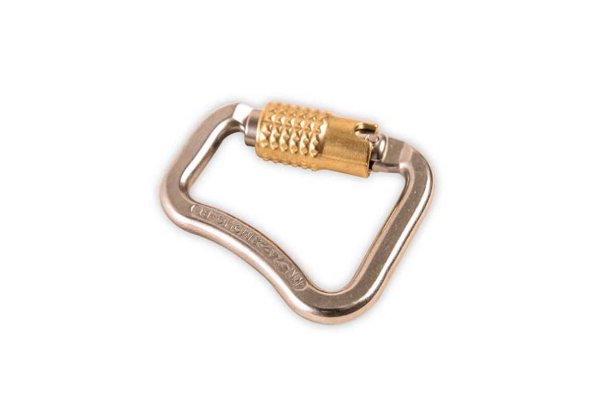 Steel self-locking carabiner | paragliding harness