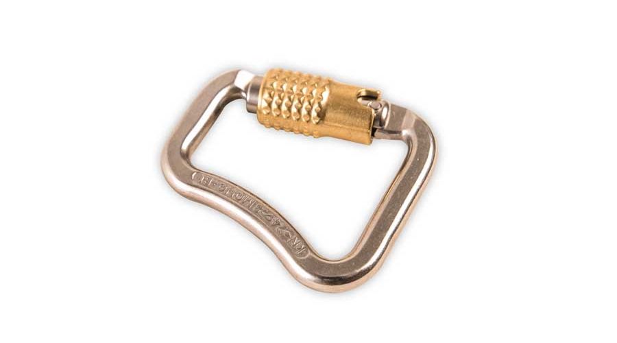 Steel self-locking carabiner | paragliding harness