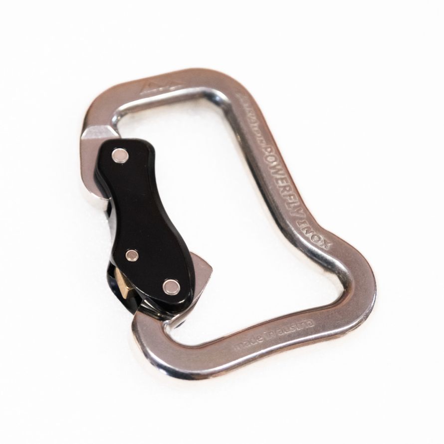 Self-locking 45mm carabiners